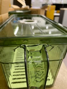 Transparente Kühlschrank-Organizer Box mit luftdichtem Deckel, Kühlschrank Organizer, Aufbewahrungsbox, BPA-frei - FRESHDISH Kunden-Foto 1
