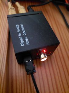 Optisch Koaxial Toslink Digital zu Analog Audio Konverter Adapter RCA L/R Kabel Kunden-Foto 1