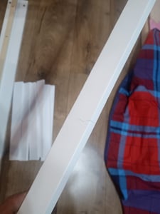 Dětská postýlka FCH s zásuvkami, 80x160 cm, postýlka ve tvaru domku s roštovou základnou, podlahová postýlka s úložným prostorem a odnímatelnou zábranou, bílá Fotografie od zákazníka č. 10