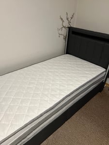 Materasso 90x200 25 cm Topper integrato Materasso a molle insacchettate a 7 zone H3/H4 Foto del cliente 5
