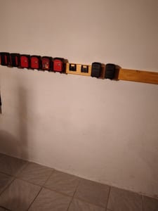 10x Akku Halter für Einhell Power-X-Charge Wandhalterung Halterung 18V Akkus Kunden-Foto 2