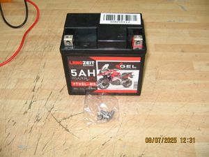 Langzeit Gel Motorradbatterie YTX5L-BS 5Ah 12V Kunden-Foto 1