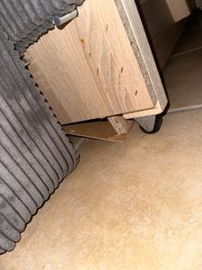 Sofa AIKIDO 150x85 - mit schlaffunktion - Farben zur Auswahl - modernen Sofa - mit Bettkasten - Moderner Cordstoff - Stoff POSO 047 Olivgrün Kunden-Foto 18