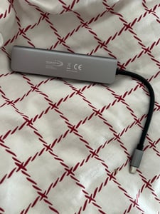 USB C Hub 6 in 1 Adapter HDMI 4K USB 3.0 Micro SD für TV Macbook Laptop Samsung Kunden-Foto 1