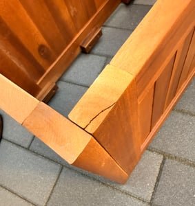 Merxx Sichtschutz mit 2 Blumenkästen - Akazie Kunden-Foto 2