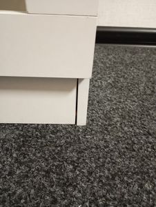 vidaXL Vitrinenschrank Weiß 82,5x30,5x115 cm Holzwerkstoff Kunden-Foto 7
