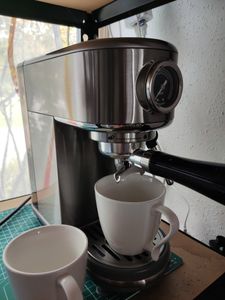 Ekspres do kawy HiBREW H10B, ciśnienie 20 barów, regulacja temperatury i ilości filiżanek, uchwyt 51 mm, zbiornik na wodę 1,3 l, srebrny Zdjęcie produktu od klienta nr 1