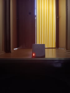Détecteur de mouvement intérieur avec alarme chien de garde électronique 360 degrés avec pile Photo du client 1