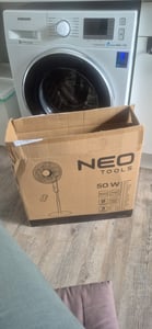 NEO TOOLS Standventilator 50W, Ventilatordurchmesser 40 cm, 3 Ventilatorstufen Kunden-Foto 2