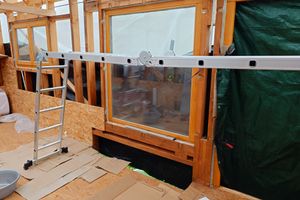 LZQ 550 cm rebrík Viacúčelový rebrík Skladací rebrík Kĺbový rebrík s plošinou 4x5 schodov Hliníkový rebrík Multifunkčný rebrík Kombinovaný rebrík 6 v 1 Šikmý rebrík Rebrík z hliníka, nosnosť 150 kg Fotografia od zákazníka č. 1