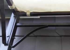 Ersatzdach für Anbau-Pavillon MANTOVA 3x2,5 Meter, ecru Kunden-Foto 2