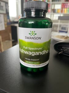 Ashwagandha 450 mg 100 kapsúl Swanson Health Products Fotografia od zákazníka č. 1