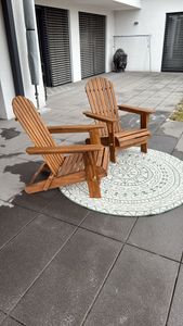 CASARIA® Sonnenliege Adirondack 2er-Set Wetterfest Kunden-Foto 2