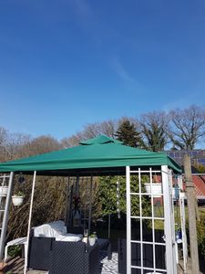 vidaXL Toit de remplacement pour pavillon 310 g/m² gris foncé 3x3 m Photo du client 1