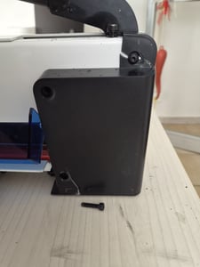 SucceBuy Taglierina per carta pesante da 17", ghigliottina industriale per carta A3, capacità 400 fogli, taglierina in acciaio massiccio per ufficio, casa, scuola, bianco Foto del cliente 4
