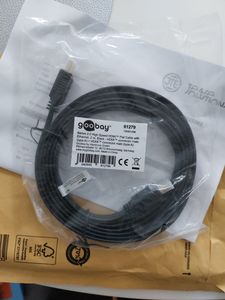 Goobay High-Speed-HDMI-Flachkabel mit Ethernet, 4K/60Hz, 2 m Kunden-Foto 1