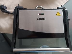 OZAVO Kontaktgrill,Elektrogrill Tischgrill,Panini & Sandwich Maker, doppelte Grillplatten,  1000 W, antihaftbeschichtet Kunden-Foto 2