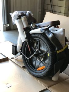 Elektrofahrrad 20 zoll Rostfreie Aluminiumlegierung 36 V 18 Ah 648 Wh bis zu 120 - 150 km Wasserdicht IPX5 Pedelec klapprad 7 Gang, Grau Kunden-Foto 1