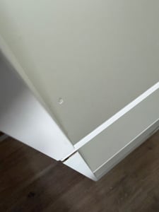 VDD – Armadio tecnico – Armadio con parete inclinata – Armadio a muro – Bianco – Adatto per soffitti inclinati Foto del cliente 5