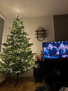 Hoogwaardige kunstkerstboom, Spaanse dennensoort, 220 cm Klantenfoto 2