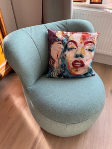 freistil ROLF BENZ Sessel freistil 173 in pastelltürkis,  Germany Kunden-Foto 2