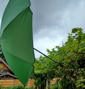 KOTARBAU® Fahnenhalter 1-Fach für eine Fahnenstange Montage an Balustrade 170 mm Pulverbeschichtet Grau Fahnenmasthalter Fahne Flagge Pulverbeschichtet Fahnenstange Kunden-Foto 1