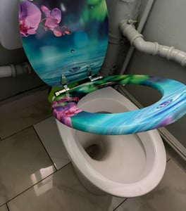 Xonic Design WC-Sitz - Premium Klo-Deckel - Toilettensitz mit Absenkautomatik MDF110 Kunden-Foto 2