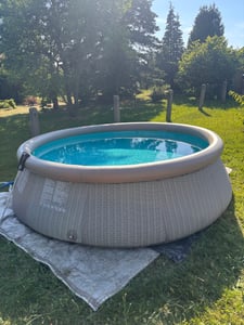 Schwimmbad SWING blau Ø 3,66 m x 0,91m tief Pool Kinderpool Kunden-Foto 1