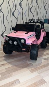 2-Sitzer 12V Kinder Elektroauto mit FB, 4-Rad-Federung, BT-Lautsprecher, Musik, 3 Geschw., LED, Geschenk für Kinder 3+ Kunden-Foto 2