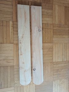 Zaunlatte 9x2x60cm Sibirische Lärche Muster A Kunden-Foto 1