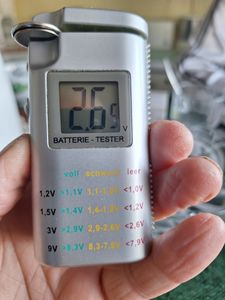 Volt zahl gemessen 2,6 Volt