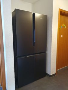 Siemens KF96DPXEA, Freistehend, French door, Grau, Glas, 574 l, SN-T Kunden-Foto 1