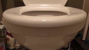 Ruhhy 24547 Selbstklappender Universal-Toilettensitz, weiß Kunden-Foto 2