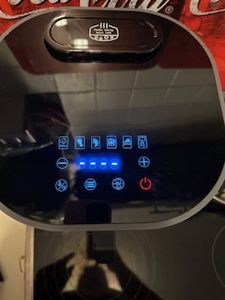 Lauben Glass&SteamAir® Fryer 4500BG, Heißluftfritteuse mit Glasfrittierkorb, 1300 W, 8 Programme, 4,5 Liter, Dampffunktion, 360° Heißluftzirkulation Kunden-Foto 4