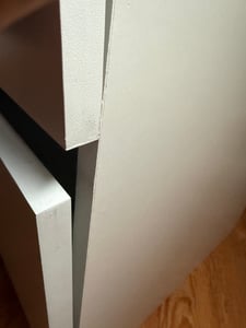 vidaXL Príborník biely 100x35x99 cm Materiál na báze dreva Fotografia od zákazníka č. 1