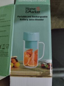 Tragbarer kabelloser Mixer mit Strohhalm | BLENDZY Rosa Kunden-Foto 1