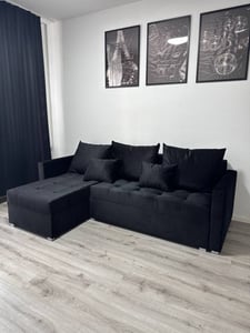 Masseno Ecksofa KOS PIK mit Schlaffunktion L-Form, Sofa mit Bettkasten, Wohnzimmersofa, Couch, Soffa, Bettsofa, Couchgarnitur- Blau, KRONOS 09 Kunden-Foto 17