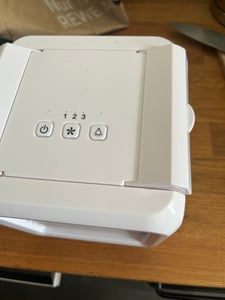 Lifetime Air Mini Air Cooler - Klimaanlage Mobil ohne Abluftschlauch Ventilator mit Wasserkühlung - Luftbefeuchter Lüfter 3 Stufen mit 2 Kühlelementen - 16 x 16 x 16,5 cm Kunden-Foto 1