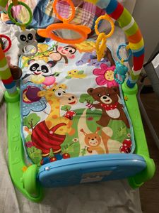Baby Piano-Gym Spieldecke mit Spielzeug,Baby Spieldecke Babybett Musik-Activity Kunden-Foto 2