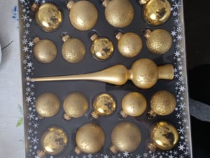 Vilde | Weihnachtsbaumkugeln - Gold - 100 Stück - Weihnachtsbaumschmuck - Christbaumkugeln Kunden-Foto 2