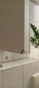 HAJDUK FURNITURE Eiche Sonoma 78x70 cm Spiegelschrank Bad mit LED Beleuchtung IP44 4000K Bad Spiegelschrank mit 2 Türen und Ablage Grifflose Öffnung Kunden-Foto 1