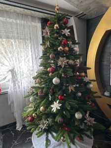 Hoogwaardige kunstkerstboom, Spaanse dennensoort, 220 cm Klantenfoto 18