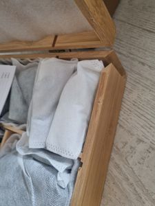 Habys Hot Stone Massagestein-Set 64-teilig, aus Basalt, mit Eleganter Bambuskiste, für Wellness Spa Wärmebehandlung und Wärmetherapie, Therapiesteine Kunden-Foto 2