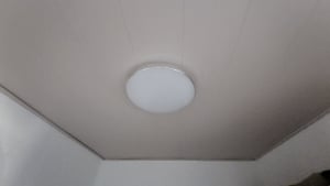 Badezimmerleuchte Badlampe IP44 4000K Ø35,5cm 1700lm 18W weiß-chrom Briloner Kunden-Foto 1