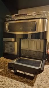 Heißluftfritteuse AF-625A Heißluftfritteuse 6.5L Airfryer, 80 - 200 °C, 1700W, Timer, digitales Display, 8 Kochprogramme, schwarz Kunden-Foto 5