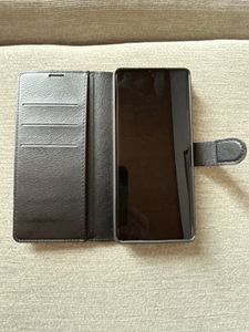 Handy Tasche für Motorola Moto G56 5G Handyhülle Flip Cover Wallet Case Hülle Etui Schwarz Kunden-Foto 1