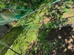 Hühnerstall 3x3x2m Hühnerhaus Kleintierstall Freilaufgehege Kleintiergehege Voliere Freigehege Hühnerkäfig Geflügelstall Verzinkter Kunden-Foto 6