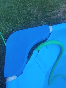 Piscina Happy People con struttura in acciaio 258x179x66 cm Foto del cliente 4