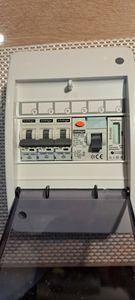 Leitungsschutzschalter - Komplett mit Zähler - Fi Schutzschalter 40A - 16A Sicherungsautomat und 10A "C" - Sicherungskasten mit Stromzähler Kunden-Foto 1