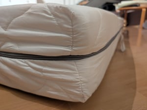 Materac sprężynowy typu pocket 90 x 200 cm H2 – wysokość 21 cm – ergonomiczny materac 7-strefowy – materac sprężynowy dostosowany do każdej pozycji podczas snu Zdjęcie produktu od klienta nr 2